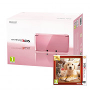 Nintendo 3DS (pink) + Nintendogs & Cats Golden Retriever and New Friends 