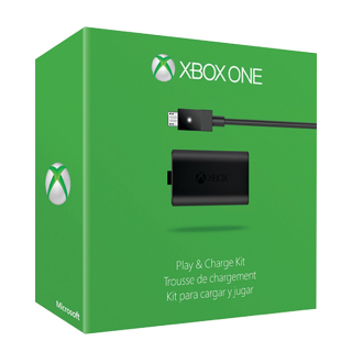 Komplet za igranje in polnjenje Xbox One (črn) Xbox One
