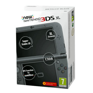 Novi Nintendo 3DS XL (kovinsko črna) 3DS