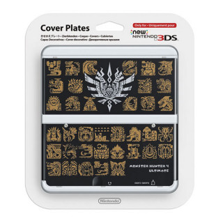 Nova prevleka za Nintendo 3DS (Monster Hunter 4 črna) 3DS