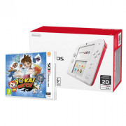 Nintendo 2DS (bela in rdeča) + ura Yo-Kai 