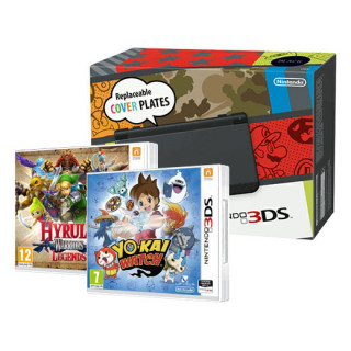 Nov Nintendo 3DS (črna) + Yo-Kai Watch + Hyrule Warriors Legends 3DS