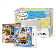 New Nintendo 3DS (White) + Yo-Kai Watch + Hyrule Warriors Legends 