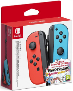 Nintendo Switch Joy-Con (rdeče-moder) + krmilnik Snipperclips Nintendo Switch