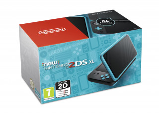 Nov Nintendo 2DS XL (črno-turkizna) 3DS