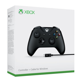 Brezžični krmilnik Xbox One (črn) + kabel za Windows (4N6-00002) Več platform