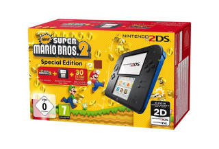 Nintendo 2DS (črno-modra) + novi Super Mario Bros. 2 3DS
