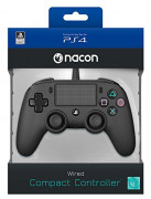 Playstation 4 (PS4) Nacon Wired Compact Kontroler (črni) 