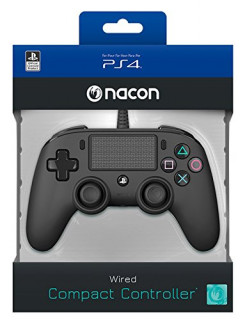 Playstation 4 (PS4) Nacon Wired Compact Kontroler (črni) PS4
