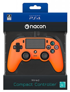 Playstation 4 (PS4) Nacon Wired Compact Kontroler (narančasti) PS4