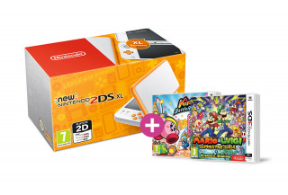 Novi Nintendo 2DS XL (belo-oranžna) 3DS