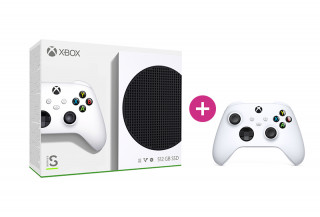 Xbox Series S 512GB + dodatni Xbox brezžični kontroler (Beli) Xbox Series