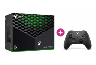 Xbox Series X 1TB + dodatni Xbox brezžični kontroler (črni) Xbox Series