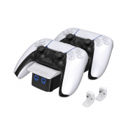 VENOM VS5001 PS5 polnilec kontrolerja (beli) 