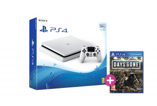 PlayStation 4 (PS4) Slim 500 GB Glacier White (bela) + Days Gone PS4