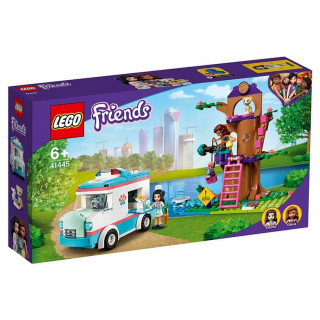 LEGO Friends Rešilni avto veterinarske klinike (41445) Igra 