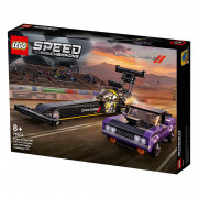 LEGO Speed Champions Mopar Dodge//SRT Top Fuel Dragster in 1970 Dodge Challenger T/A (76904) 