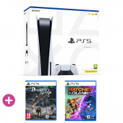 PlayStation 5 825GB Bundle - Demon Souls (Remake) + Ratchet & Clank: Rift Apart 