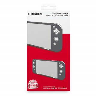 Switch OLED silikonski etui (siv) Nintendo Switch