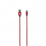 Spartan Gear USB Type C kabel 2m (Rdeč) 