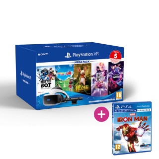 PlayStation VR Mega Pack 3 + adapter za PS5 + Marvel's Iron Man VR PS4