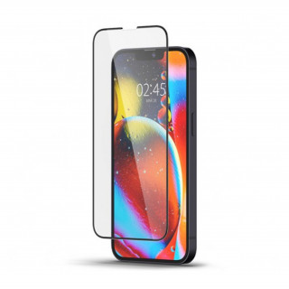 Spigen Glass FC Apple iPhone 13 mini kaljena zaščita zaslona, črna Mobile