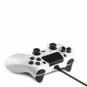Spartan Gear - Hoplite Wired Controller (compatible with PC and Playstation 4) (colour: White) 