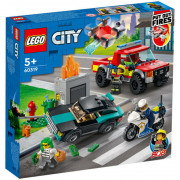 LEGO City Gašenje požara in policijski pregon (60319) 