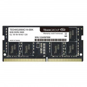 TeamGroup elite SO-DIMM 8GB, DDR4-2666, CL19-19-19-43 (TED48G2666C19-S01) 