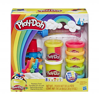 Hasbro Play-Doh: Rainbow Twirl (E5372) Igra 