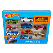 HOT WHEELS - AVTOMOBILI KOMPLET 10 NAKLJUČNIH (54886) 