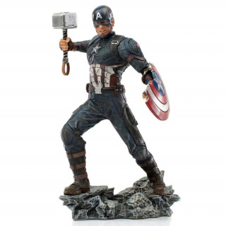 Iron Studios - Statue Captain America Ultimate - The Infinity Saga - Art Scale 1/10 Figura Merch
