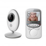 Esperanza Juan Baby Monitor with 2.4" LCD display, white-grey 