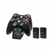 Venom VS2891 Xbox 360 black dvojni polnilec + 2 bateriji 