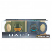 HALO - Set 2 mini skodelic - 110 ml - Masterchief Vs Locke 