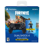 Playstation 4 (PS4) Dualshock 4 kontroler (črni) + Fortnite DLC 