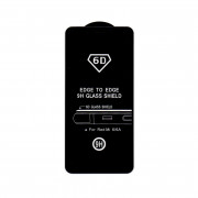 Xiaomi Redmi 6/6A 6D Full Glue Premium kakovostna steklena folija (črna) 