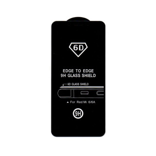 Xiaomi Redmi 6/6A 6D Full Glue Premium kakovostna steklena folija (črna) Mobile