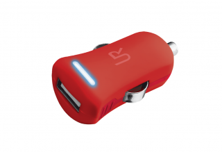 Trust 1A USB avtopolnilec Red Mobile