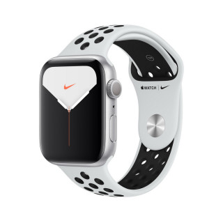 Apple Watch Nike Series GPS, 44 mm srebrno aluminijasto ohišje s čistim platinastim/črnim športnim pasom Nike S/MM/L Mobile