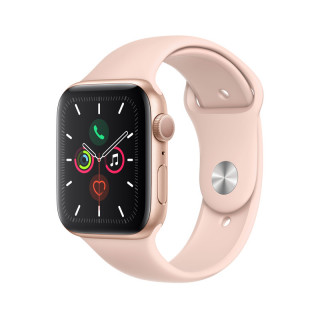 Apple Watch Series GPS, 44 mm zlato aluminijasto ohišje s športnim pasom Pink Sand, S/MM/L Mobile