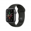 Apple Watch Series 40mm GPS vesoljsko sivo aluminijasto ohišje s črnim športnim pasom thumbnail