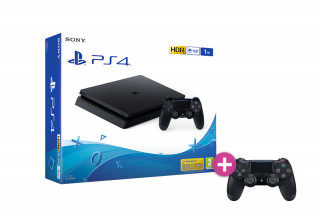 Playstation 4 (PS4) Slim 500GB + PS4 Sony Dualshock 4 Kontroler PS4