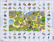 Larsen maxi puzzle 70 kosov Učimo se angleško! - V živalskem vrtu EN5 