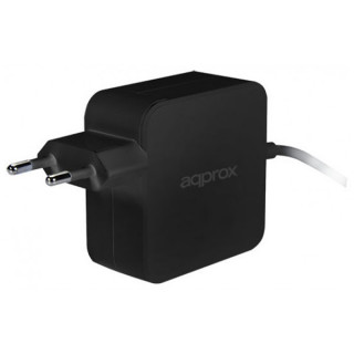 APPROX Telefonski polnilec - 1 kos Type-C (USB-C) konektor, 65 W, 1,1 m kabel, črn Dom