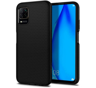 Ovitek Spigen tekoči Air Huawei P40 Lite Matte Black, črn Mobile