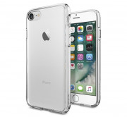 Ovitek Spigen Ultra Hybrid Apple iPhone 8/7 Crystal Clear, prosojen 