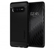 Spigen SGP Rugged Armor Samsung Galaxy S10 Matte Black back cover case 