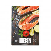 Scarlett SCKS57P37 digitalna kuhinjska tehtnica z vzorcem rib 