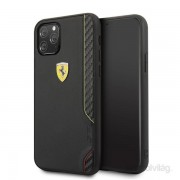 FERRARI On Track iPhone 11 Pro Max Black soft PU rubber case 
